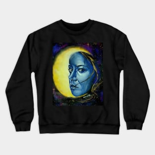 The Woman in the Moon Crewneck Sweatshirt